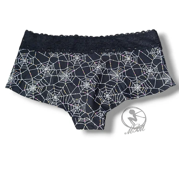🆕 Torrid Spider Web Print Mid Rise Boyshort Panties size 2X - Picture 3 of 4